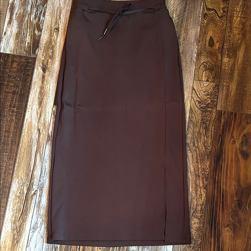 ZYIA Chocolate Pencil Skirt